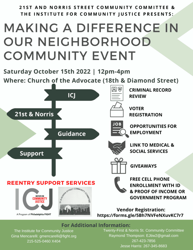 MAKING A DIFFERENCE IN OUR NEIGHBORHOOD COMMUNITY EVENT