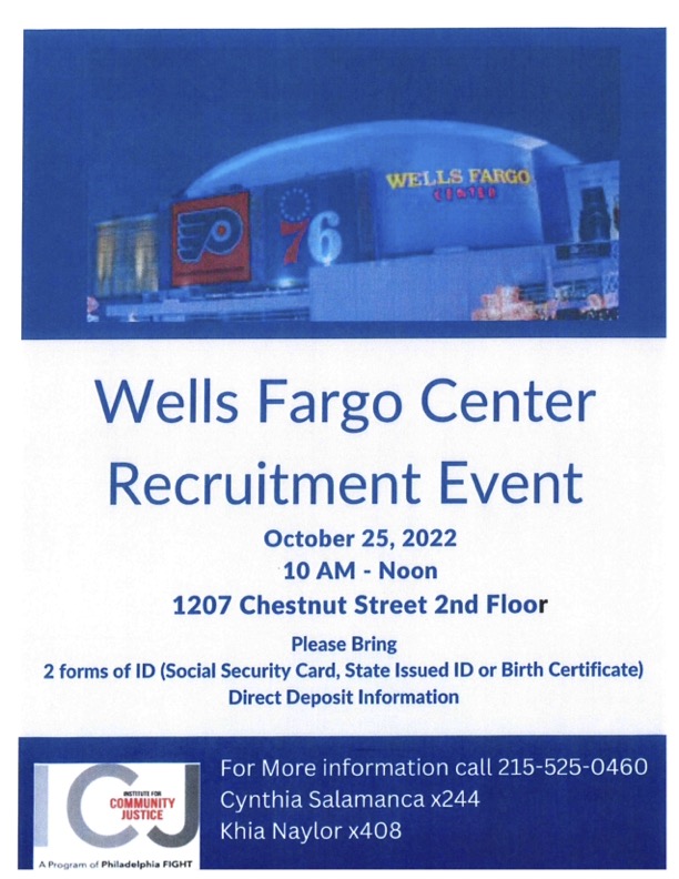 Wells Fargo Center Event October 25 2022
