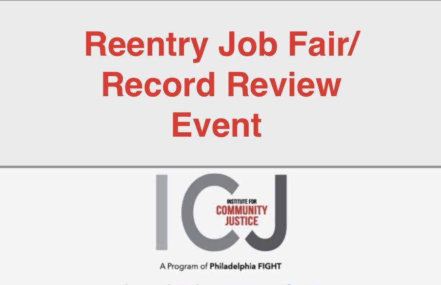 Reentry Job Fair/Record Review Event April 23, 2024